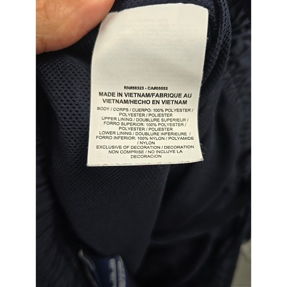 Vintage Nike Track Pants Men 2XL Blue Season Warm Up Lined 545364-473‎ Blue Tag - Picture 9 of 13